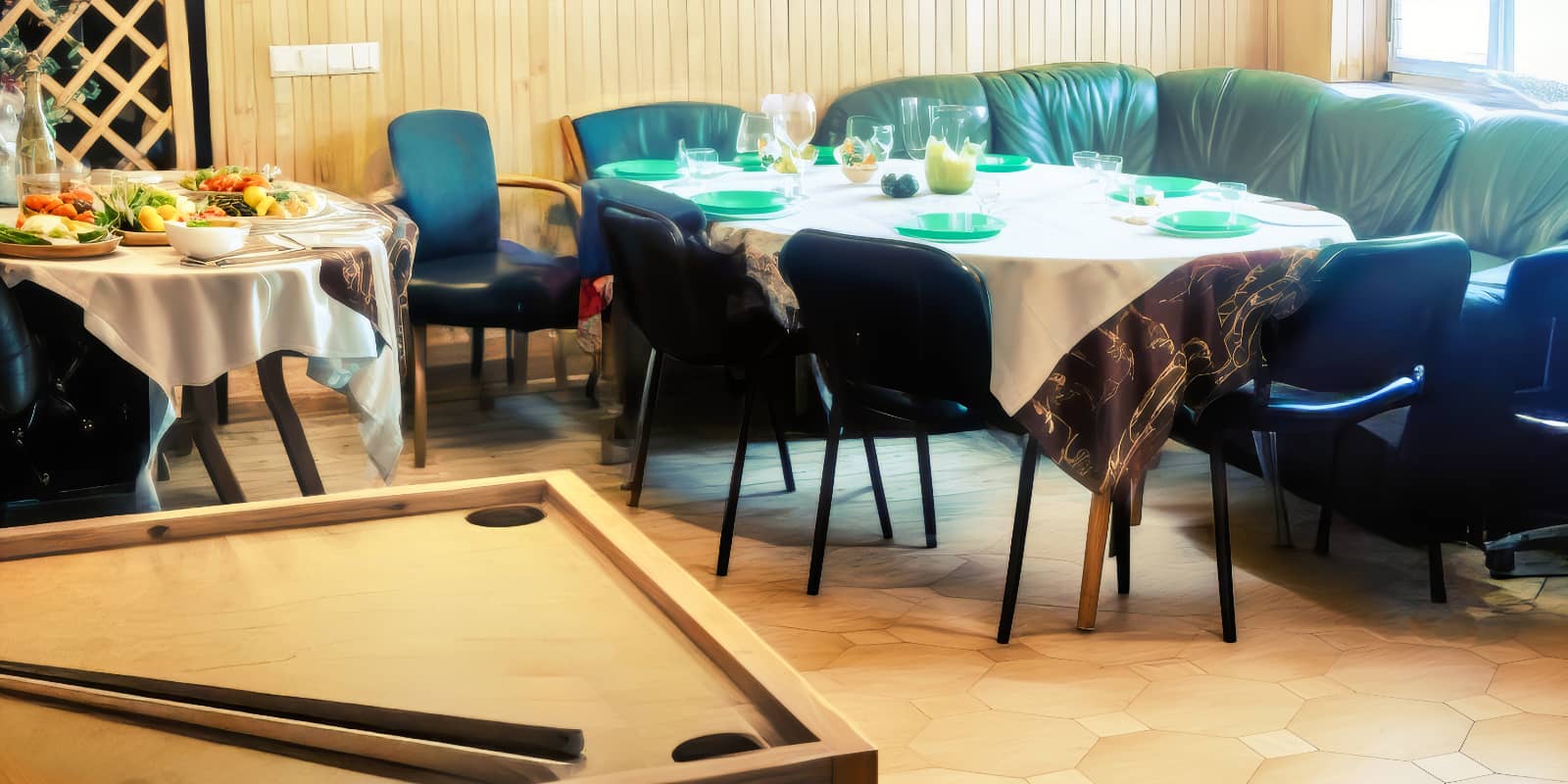 Mājīga vieta tortēm, tostiem un sirsnīgām sarunām Vietas svētku mielastam